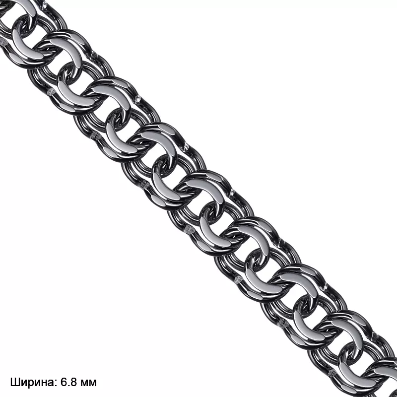 Цепь НЦ22-052Ю-6 d1.0 серебро Полновесный_1