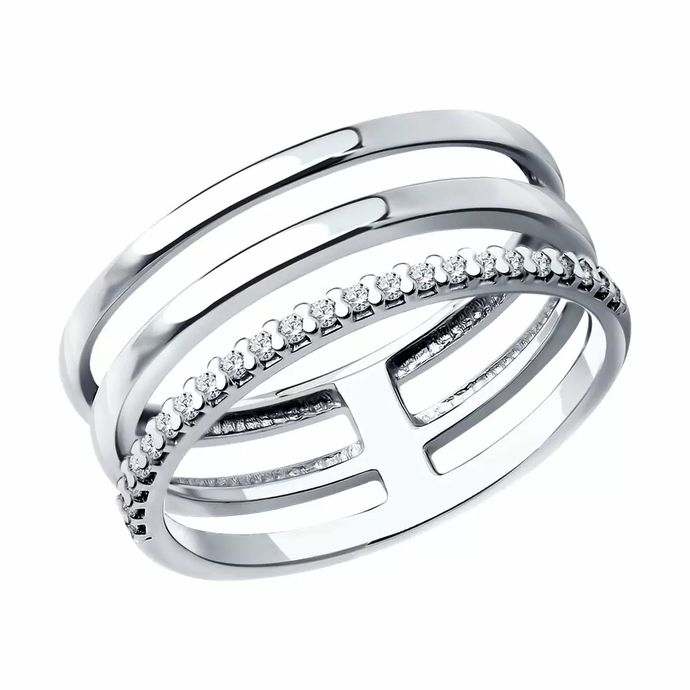 Кольцо 94013701 серебро_0