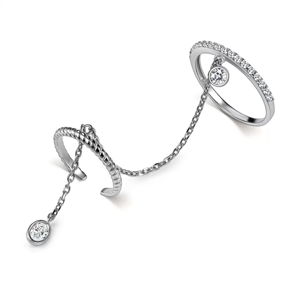 Кольцо 01-5964.00СВ-00 серебро_0