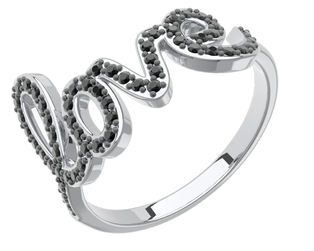 Кольцо 0101692-00205 серебро LOVE_0