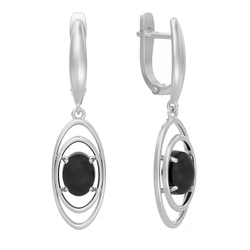 Серьги подвесные 1057192-01290-Y серебро