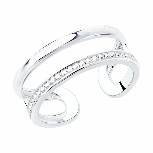 Кольцо фаланговое 94012166 серебро_0