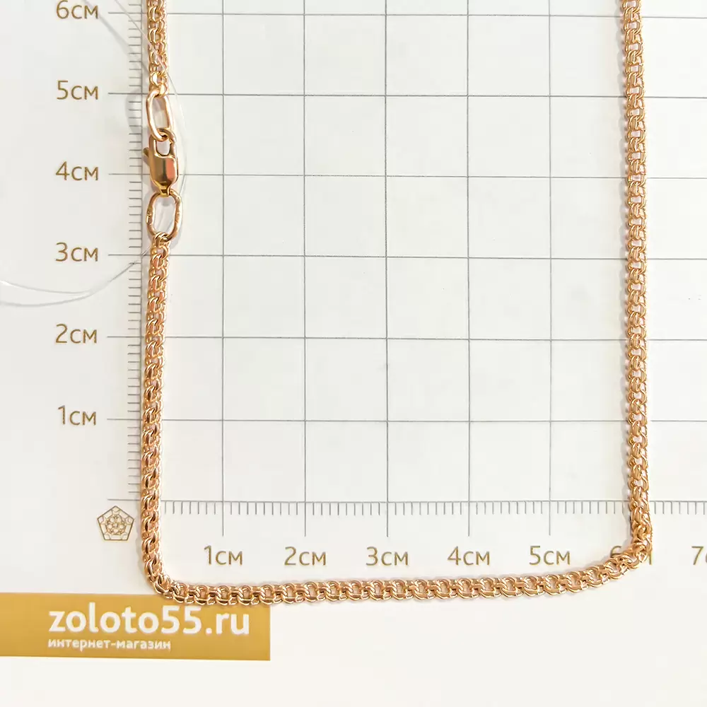 Цепь ЦПГР00512040 золото Пустотелая_2