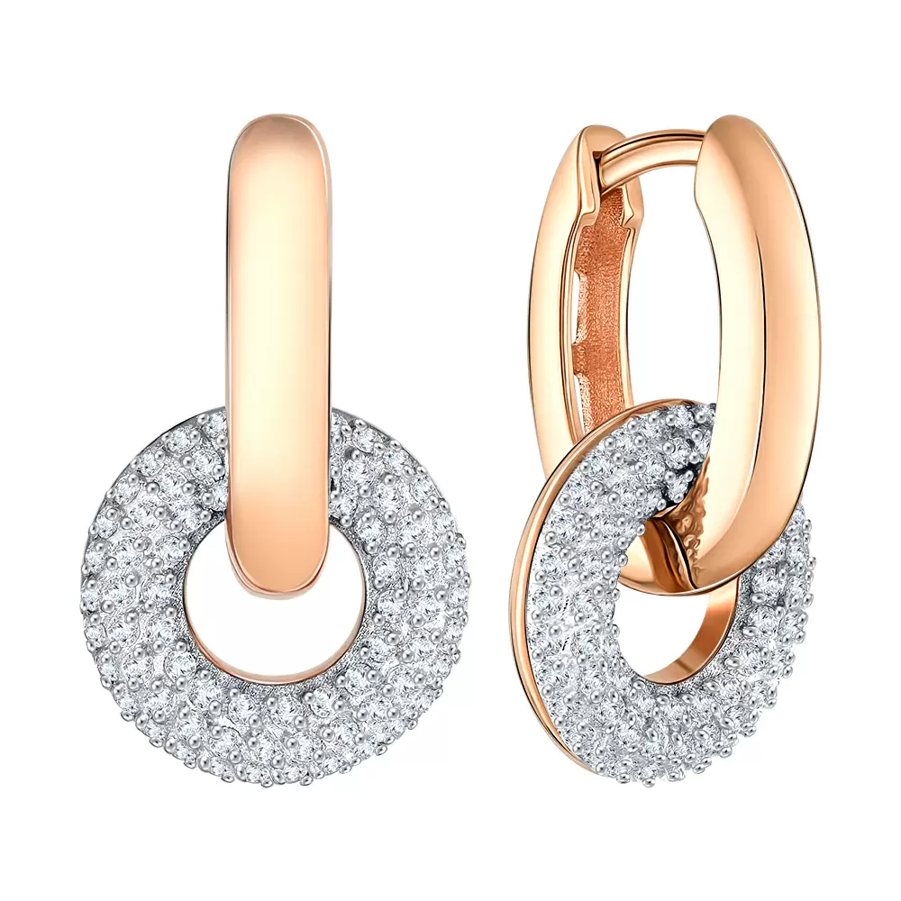 Серьги подвесные 904992-1102 золото
