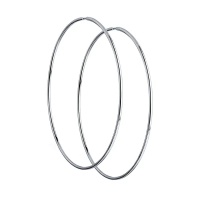 Серьги конго 94140050 серебро