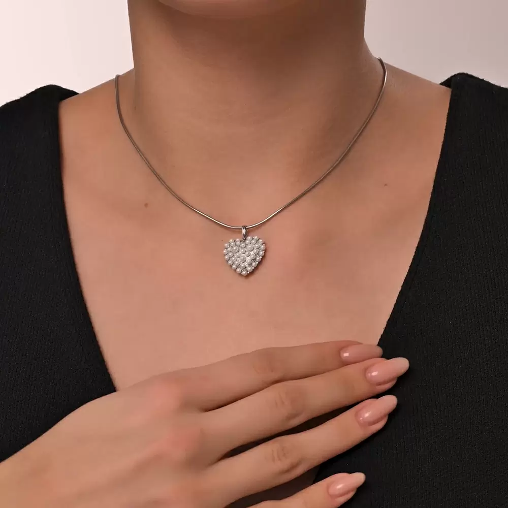 Подвеска 94033415 серебро Сердце_2