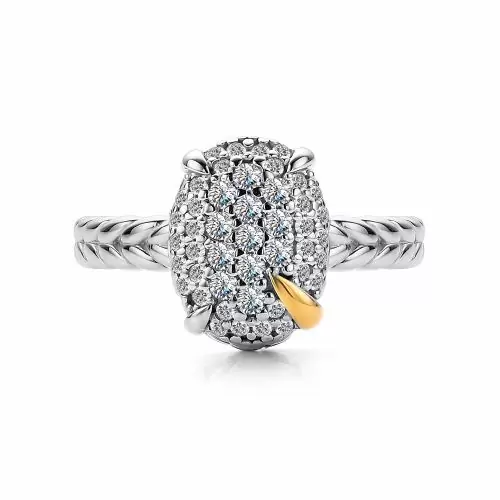 Кольцо 01-3977.00КЦ-18 серебро_1