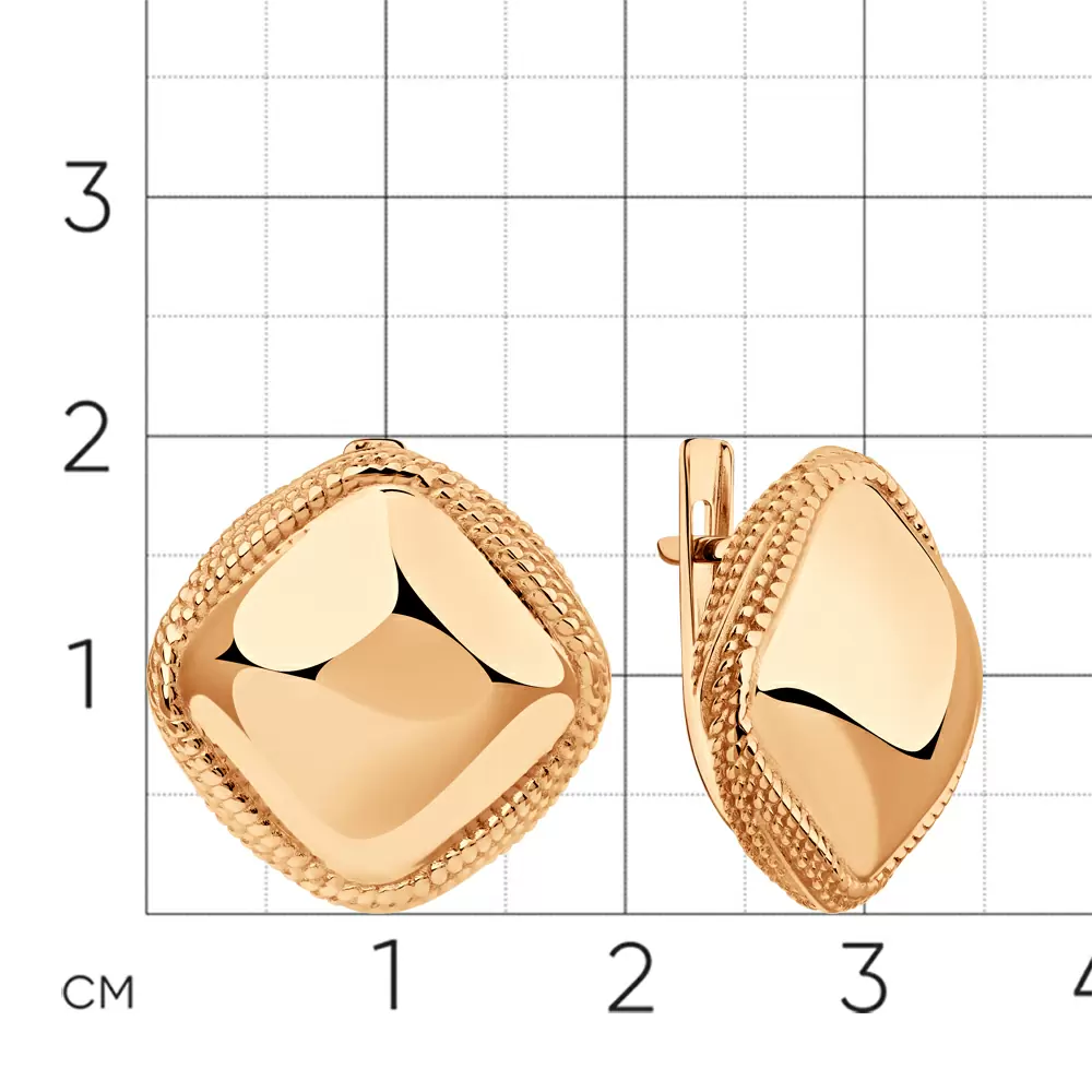 Серьги 002-0924-0000-010 золото