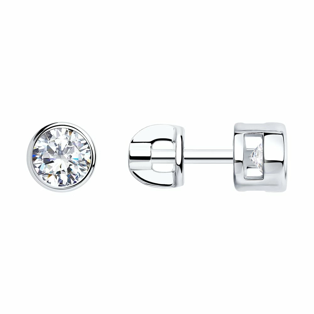 Серьги пусеты 94021745 серебро_0