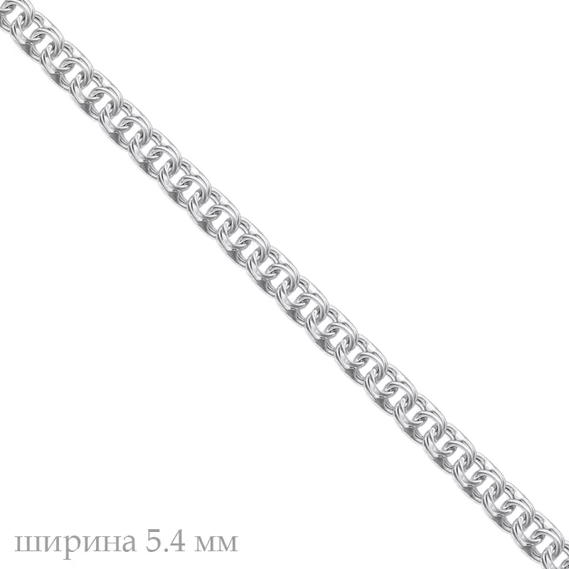 Браслет классический НБ22-056Ю-3 d0.80 серебро Полновесный_1
