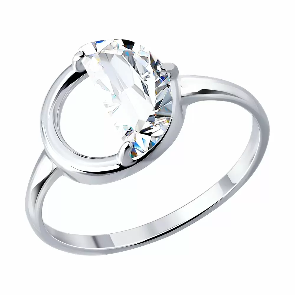 Кольцо 94015001 серебро_0