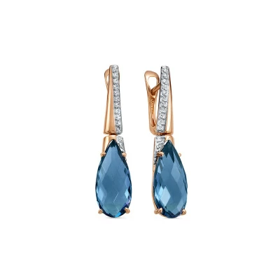 Серьги подвесные 21803575 топL золото