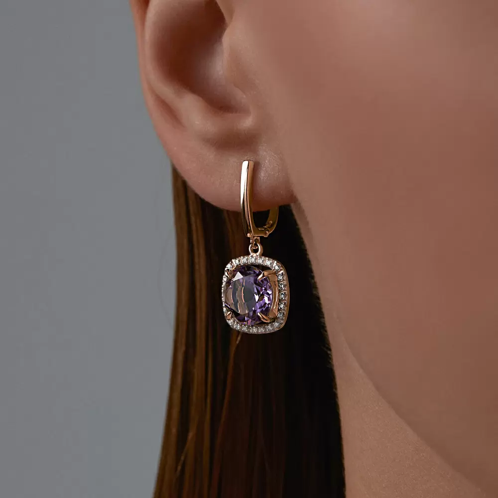 Серьги подвесные 51-321-02449-2 золото_1