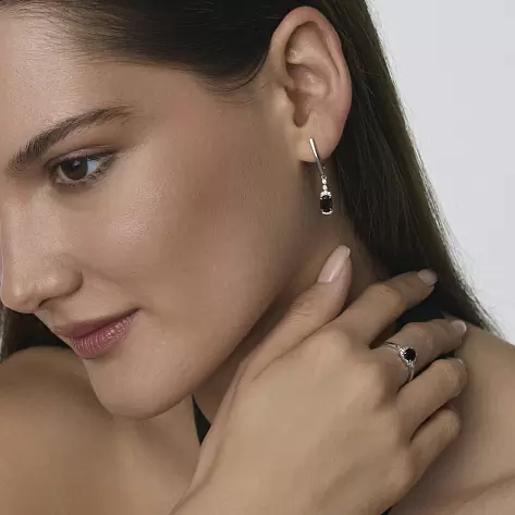 Серьги подвесные 02-4852.00ГР-00 серебро_1