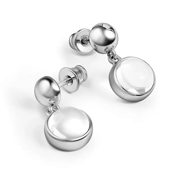 Серьги подвесные 02-4819.00ГХ-00 серебро_1