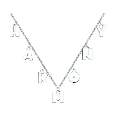 Колье 94070457 серебро Гармония