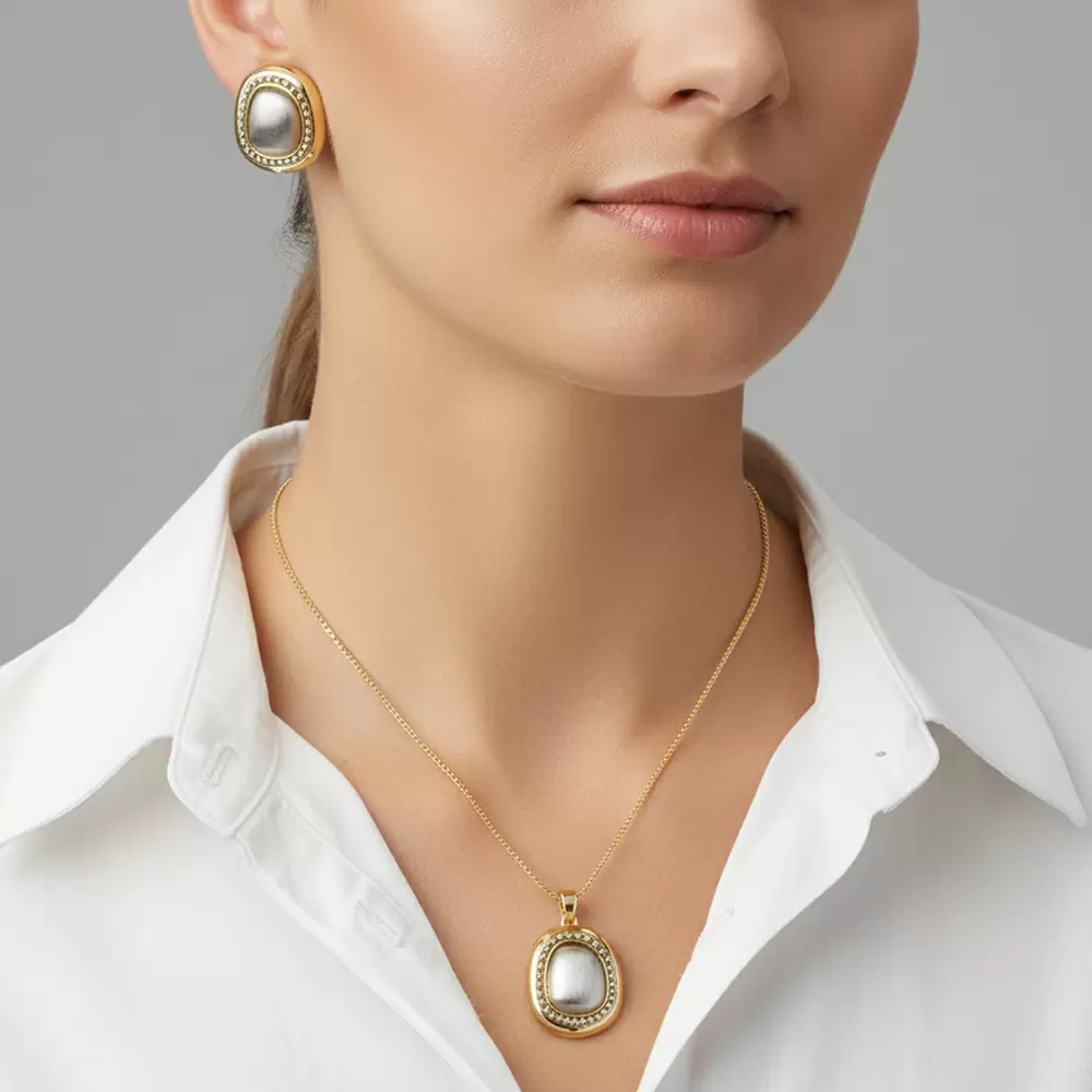 Комплект SG207547E-001G ювелирный сплав