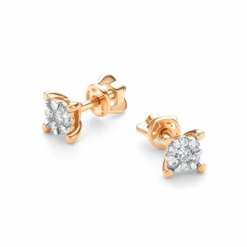 Серьги пусеты 26293-100 золото_0