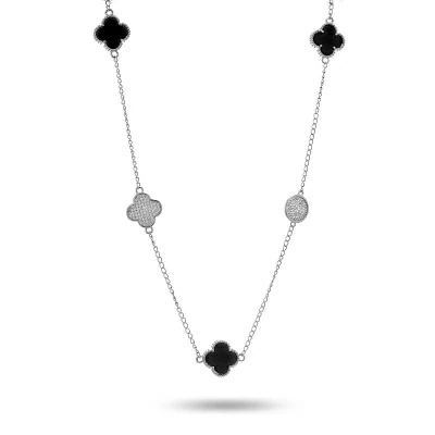 Колье TC-N01406-B-W-X-X-W серебро Ван Клиф