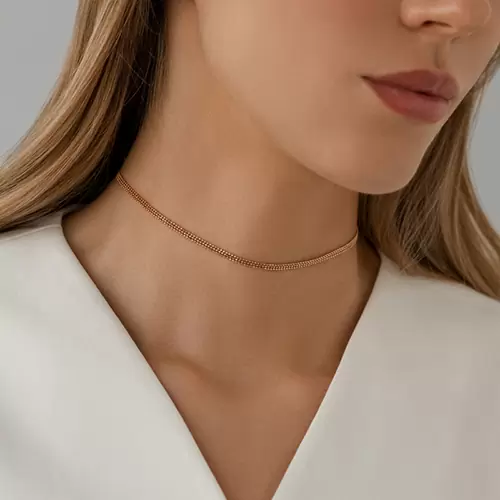 Колье многоярусное НХ12-352Р d1.00 золото_2