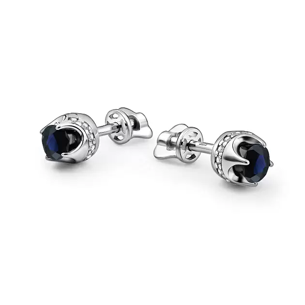 Серьги пусеты 02-5185.000С-00 серебро_0