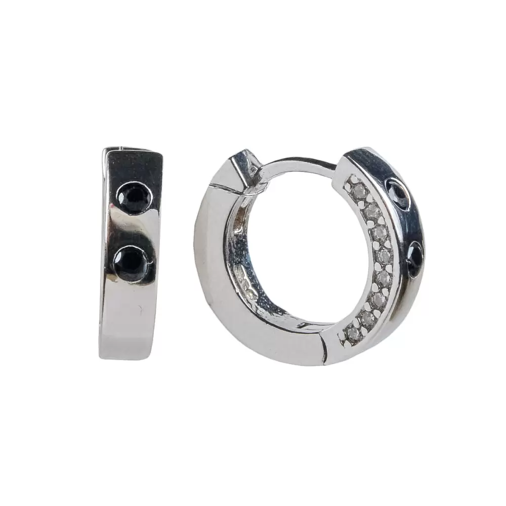 Серьги конго Ec03007r серебро_1