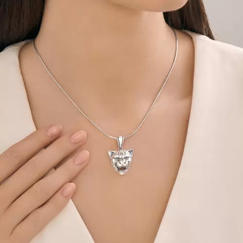 Подвеска 95030290 серебро Тигр