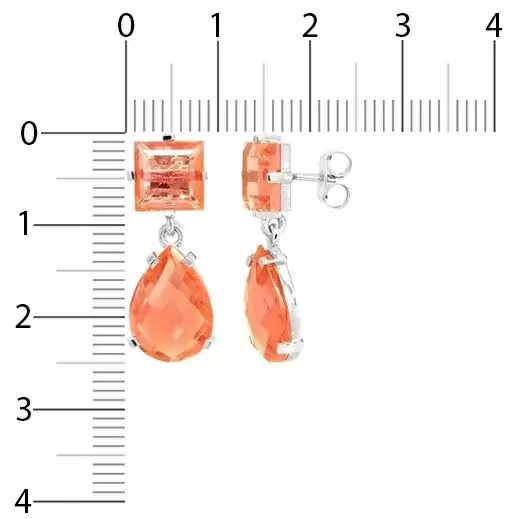 Серьги подвесные 645468 серебро_1