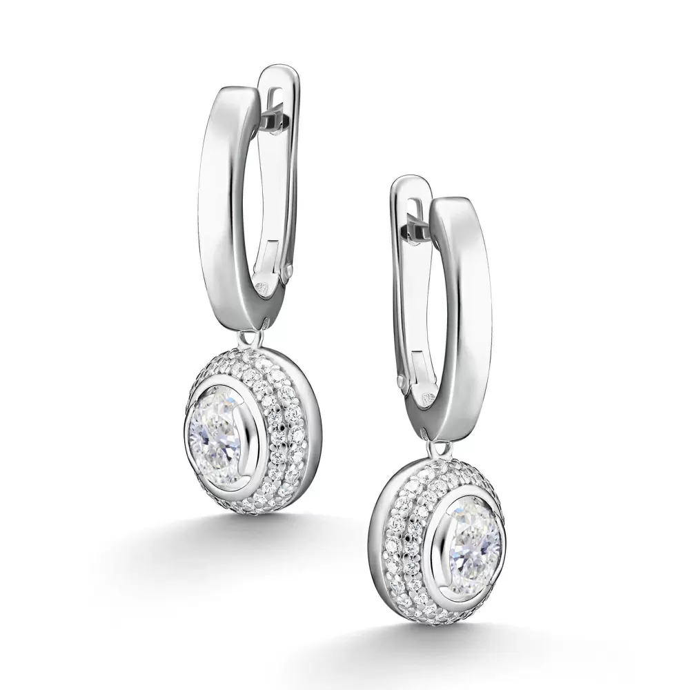 Серьги подвесные 02-5157.00ГХ-00 серебро_1