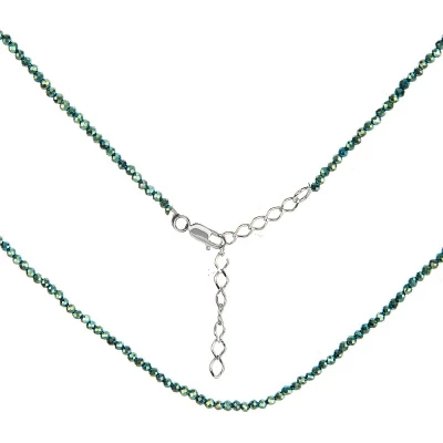 Бусы чокер SV-Mz02N-gr-Rd серебро