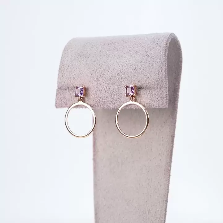 Серьги подвесные 1049342-11220-A золото_1