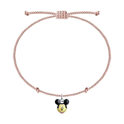 Браслет текстильный 94050716 серебро MICKEY MOUSE