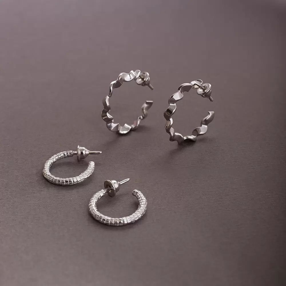 Серьги конго 6001505-00245 серебро_1