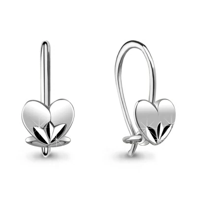 Серьги 30924.5 серебро Сердце