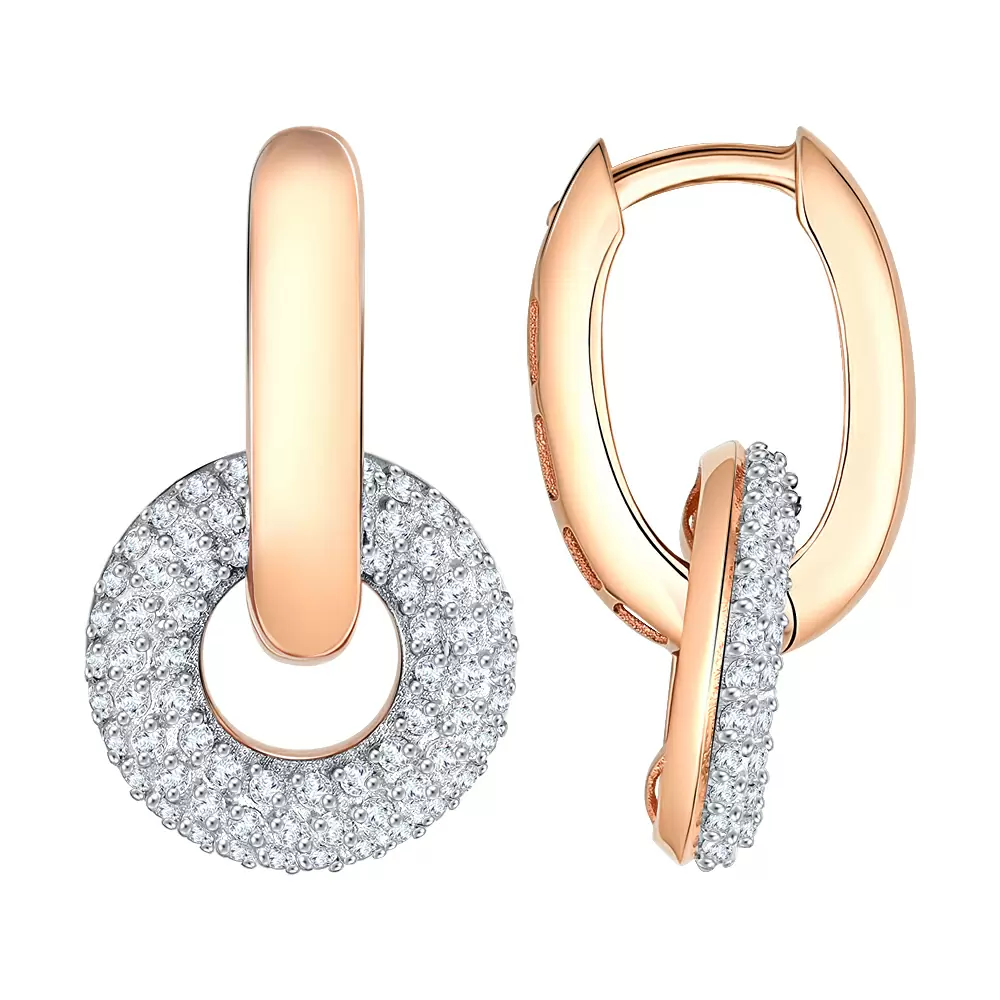 Серьги подвесные 904992-1102 золото