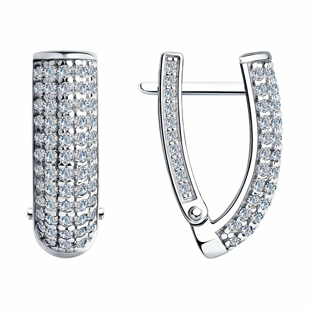 Серьги дорожка 94023939 серебро Дорожка_0