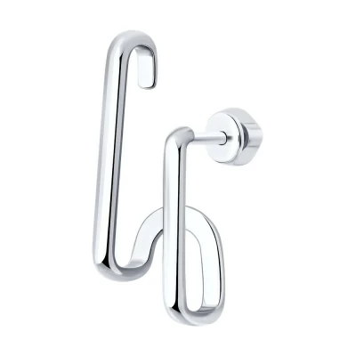 Серьги серьга одиночная 94170275 серебро