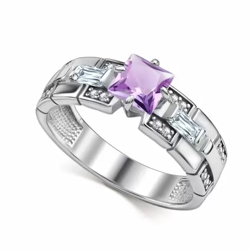 Кольцо 01-4848.00АМ-00 серебро