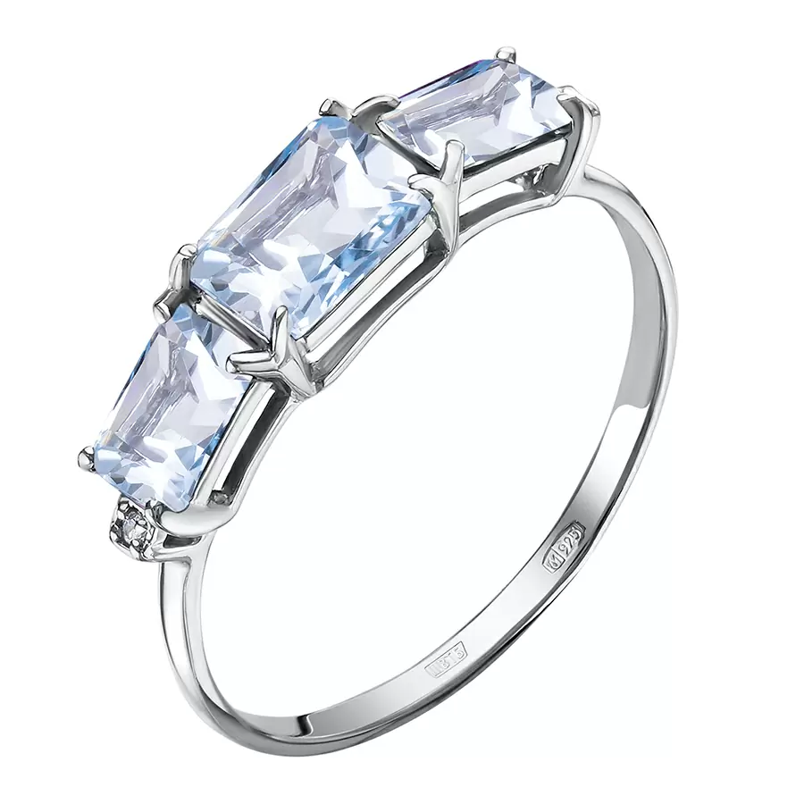 Кольцо дорожка К-2552-6201-1 серебро