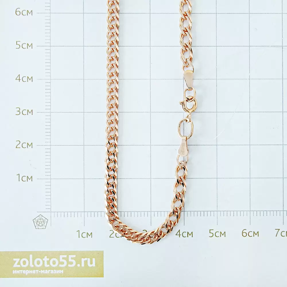 Цепь 8070154-60 золото Полновесная