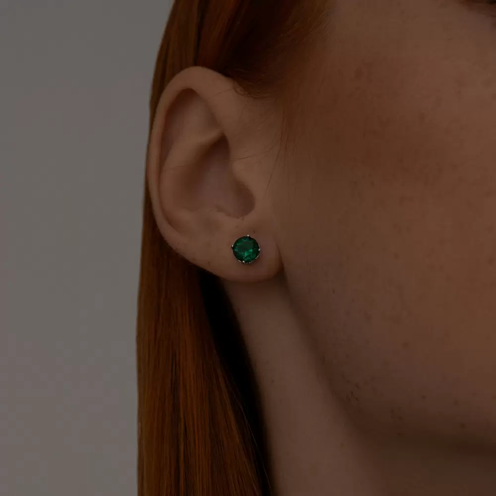 Серьги пусеты 82020012 серебро_1