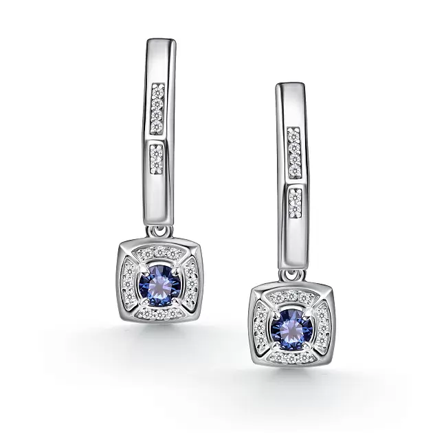 Серьги подвесные 02-4855.0ГТС-00 серебро_0