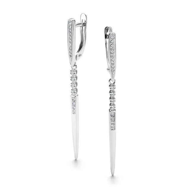 Серьги подвесные 26318-200 золото_0