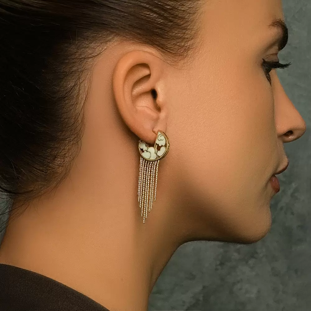 Серьги подвесные 2-2144-0007 золото_1