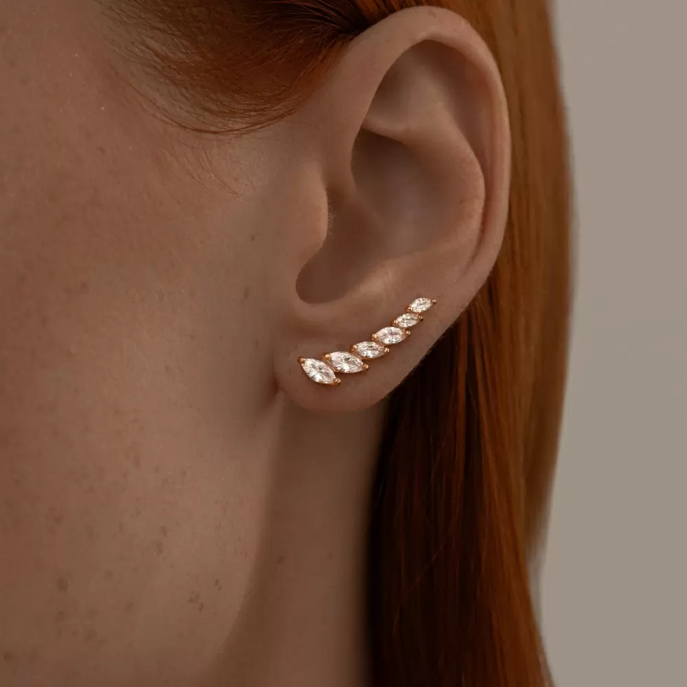 Серьги каффы 93020984 серебро_1