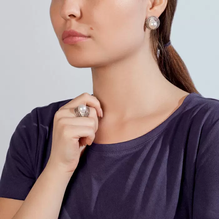 Серьги 52377S1 серебро
