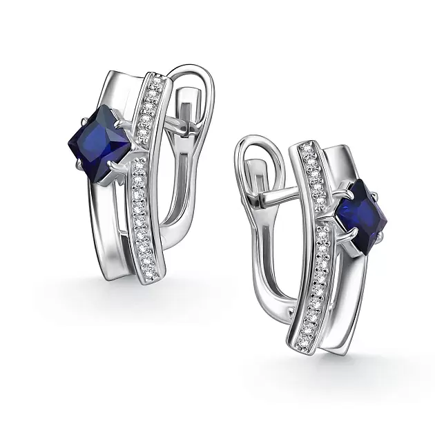 Серьги 02-5169.0ГТС-00 серебро