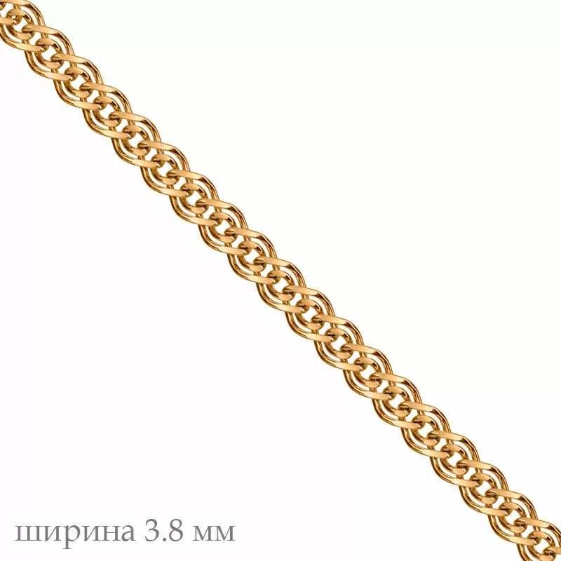 Цепь НЦ22-200Ю-4 d0.60 серебро Полновесный_1