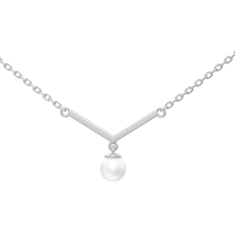 Колье 1046296-01250-2S серебро