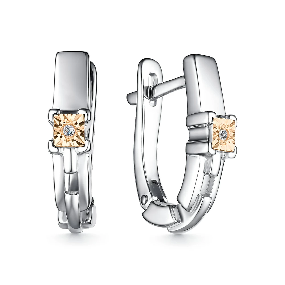 Серьги один камень 02-3888.000Б-00 серебро_0
